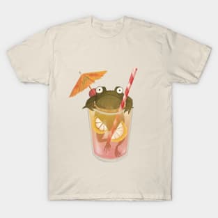 The Sad Frog in the Lemonade T-Shirt